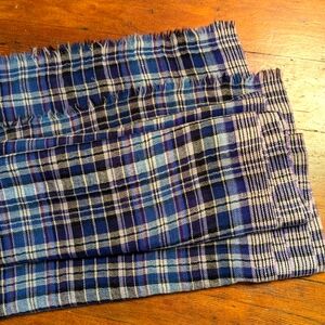 Epice Paris Plaid Wool Scarf